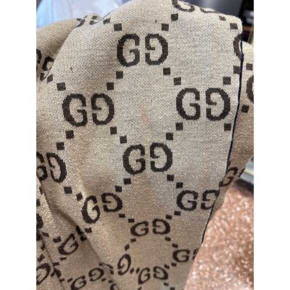 Gucci X Unskilled worker Jumbo GG Jogging Pants w/signature Web stripe trim XL - Picture 8 of 9